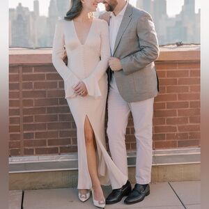 Ivory Rhinestone Pumps